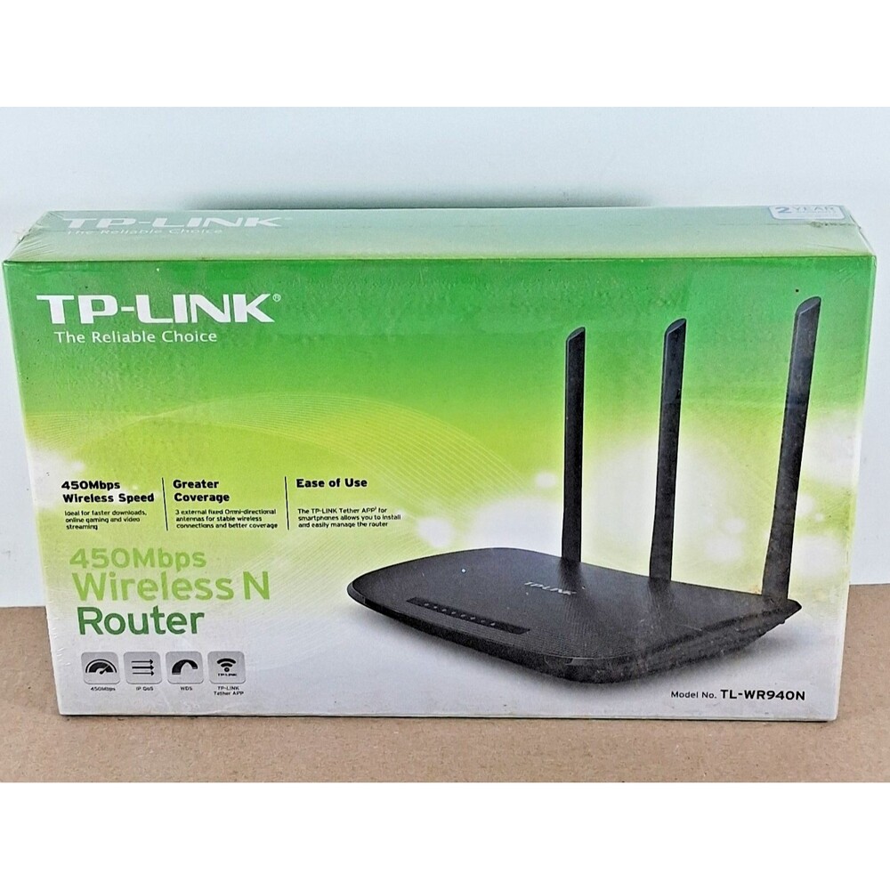 NEW TP-Link N450 Wi-Fi Router-Wireless Internet Router TL-WR940N